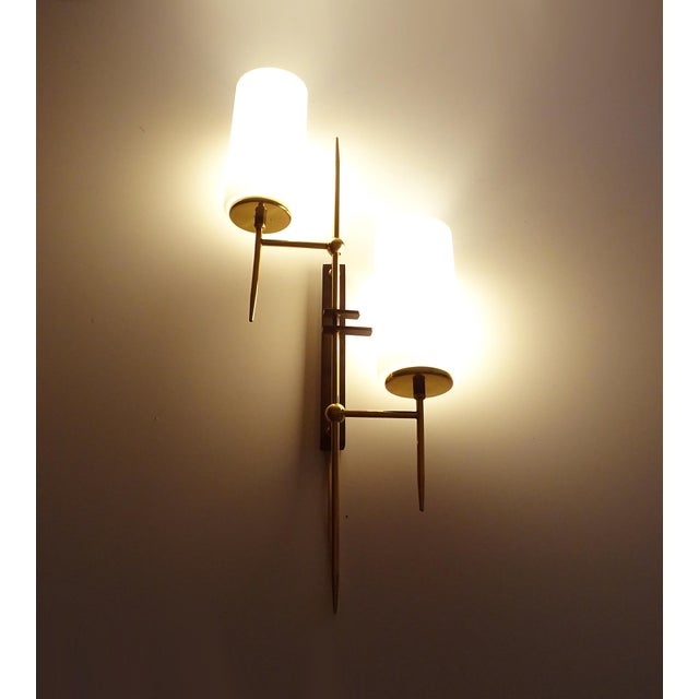 1960s Wall Lights from Lunel, 1960s, Set of 2 For Sale - Image 5 of 15