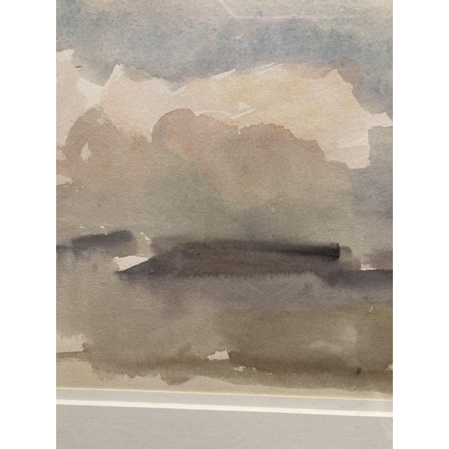 Gustave Guétant, Landscape, Watercolor, Framed For Sale - Image 11 of 14