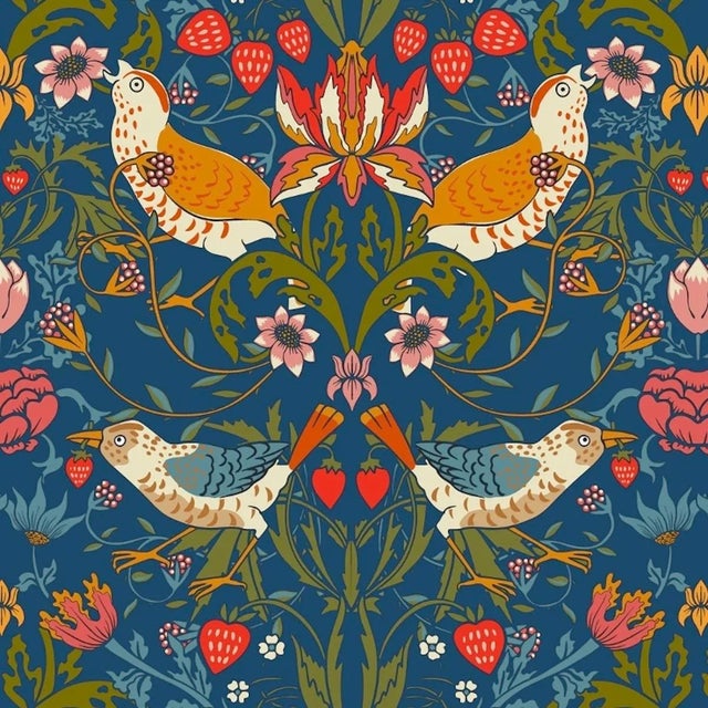 The Strawberry Thief design by William Morris is one of his most iconic and celebrated patterns, showcasing his love for...