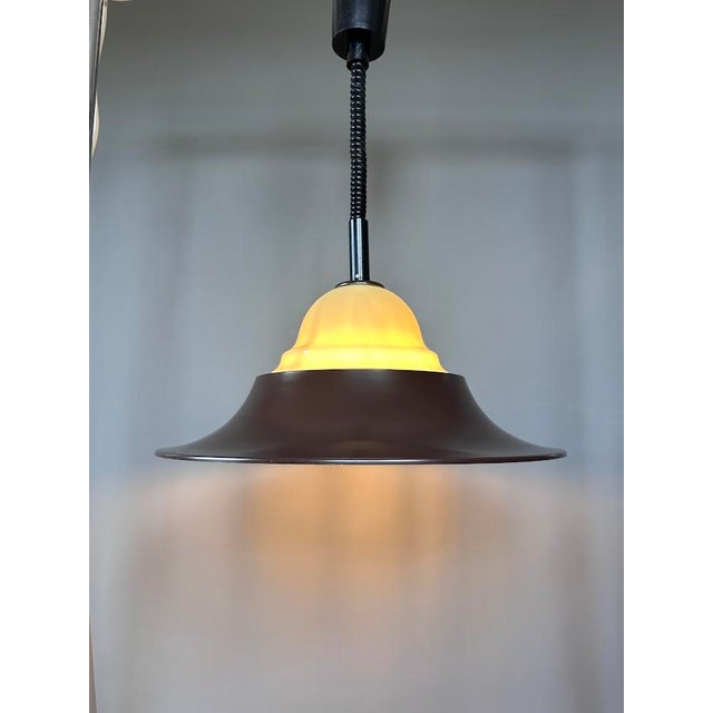 Mid-Century Modern Vintage Space Age UFO Pendant Lamp from Cosack Leuchten, 1960s For Sale - Image 3 of 6
