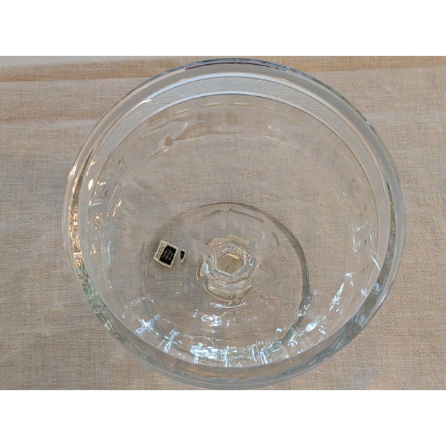 Vintage Rogaska "Palladio" Crystal Trifle Bowl For Sale - Image 4 of 12