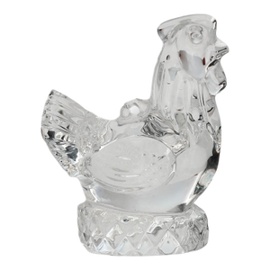 Waterford “Three French Hens” Crystal Ornament – 1997