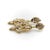 Metal Early Victorian 18k Gold Diamond Earrings With Leaf and Ribbon Motif With 6 Carats For Sale - Image 7 of 13