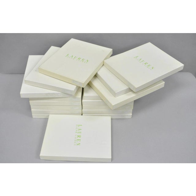 Metal Late 20th Century Ralph Lauren Silver Plated 4x6 Picture Frame MacKenzie Quilt Alphabet Motif Nib For Sale - Image 7 of 18