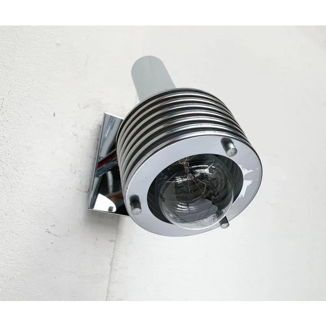 Mid-Century Space Age Chrome Wall Lamp, 1960s For Sale - Image 14 of 18