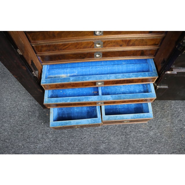 Victorian Carriage Jeweler's Strong Box Safe For Sale - Image 16 of 16