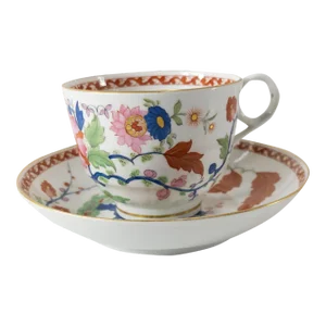 19th Century English Worcester Flight Barr & Barr Teacup and Saucer