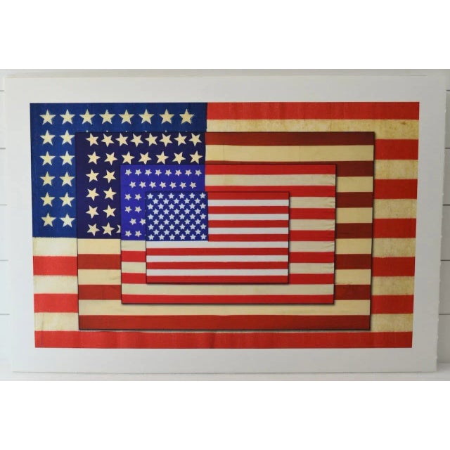 Pop Art Modern Art Flag Print / Litho For Sale - Image 3 of 4