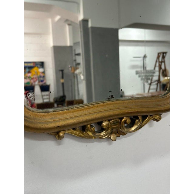 Wooden Mirror by Michele Grasso, 1950s For Sale - Image 3 of 5
