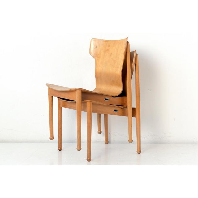 1940s Stacking Chair from Portex, 1944 For Sale - Image 5 of 6