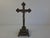 Gold Antique Czechoslovak Neo-Gothic Cast Iron Table Crucifix, 1900s For Sale - Image 8 of 18