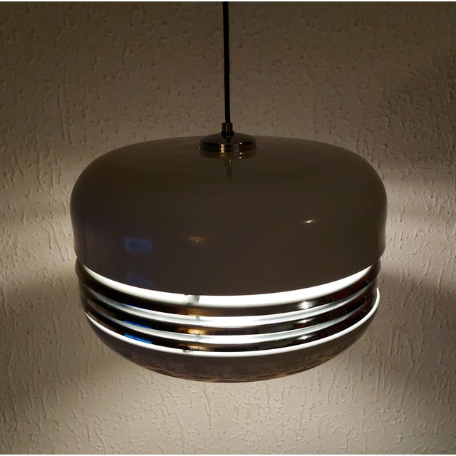 Space Age Pendant Lamp in the style of Alfred Kalthoff, Former Yugoslavia, 1970s For Sale - Image 12 of 18