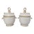 Pair, French Old Paris Style Gilt Porcelain Fruit Coolers or Ice Pails 19th C. For Sale