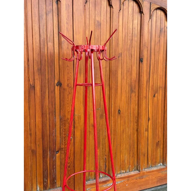 Vintage Industrial Coat Rack For Sale - Image 7 of 8