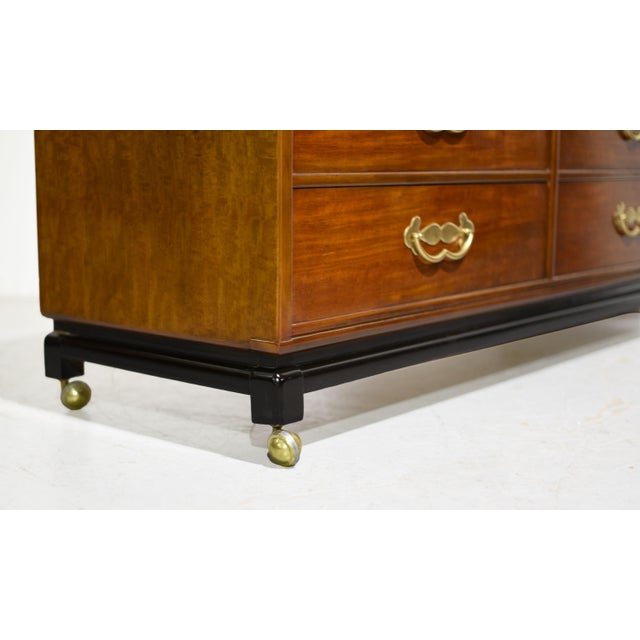 Mid Century Chinoiserie 7 Drawer Dresser by Bassett Furniture For Sale - Image 9 of 13