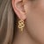 Massive Snake Earrings With Peridots in Opened Mouth, Pair For Sale - Image 4 of 6