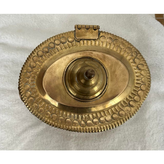 Vintage Brass Moroccan Tea Caddy For Sale In Naples, FL - Image 6 of 6