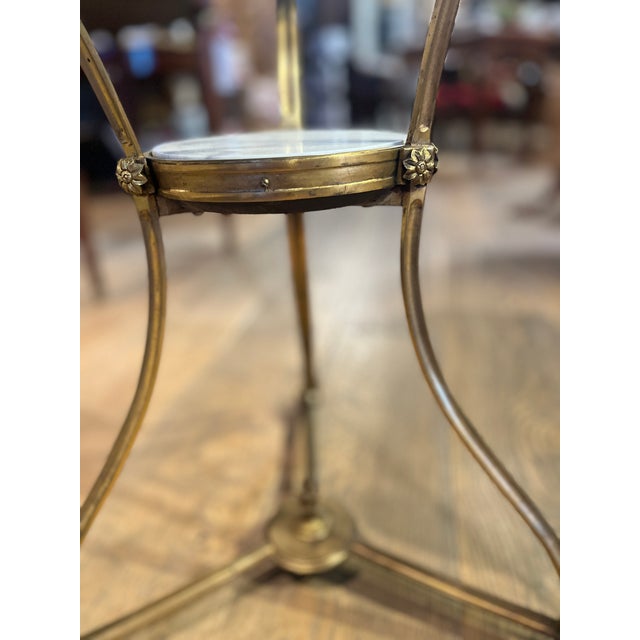 18th Century 18th Century Louis XVI Ormolu and Marble Gueridon Table For Sale - Image 5 of 9