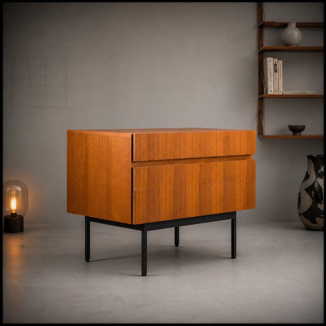 Teak Cabinet by Dieter Waeckerlin for Behr Möbel, Germany, 1960s For Sale - Image 12 of 13