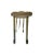Late 20th Century Tibetan Tiger Console Table, Hand-Carved & Painted Wood, Safari, 59"w For Sale - Image 9 of 10