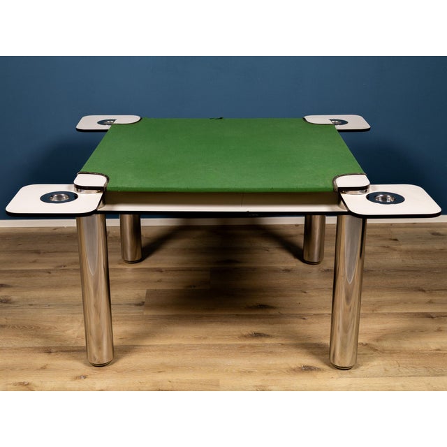 Green Poker Table from Zanotta, 1968 For Sale - Image 8 of 8