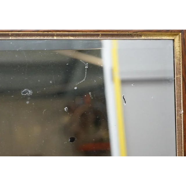 Victorian Maple Framed Wall Mirror For Sale - Image 9 of 15