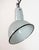 Mid-Century Modern Industrial Grey Enamel Factory Pendant Lamp, 1960s For Sale - Image 3 of 16