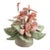 Vintage Handmade Fabric Flower Bouquet Arrangement For Sale