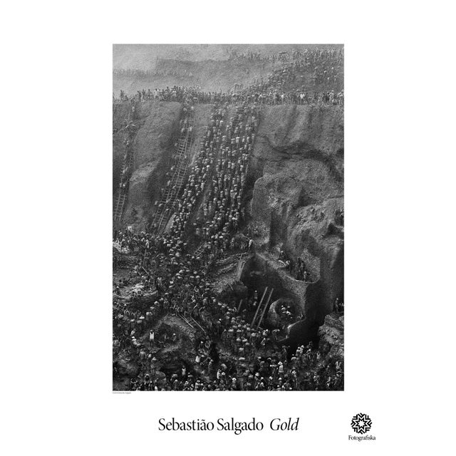 Sebastiao Salgado Gold Poster Dimensions: 19,6 x 27,5 in / 50 x 70 cm Sold unframed
