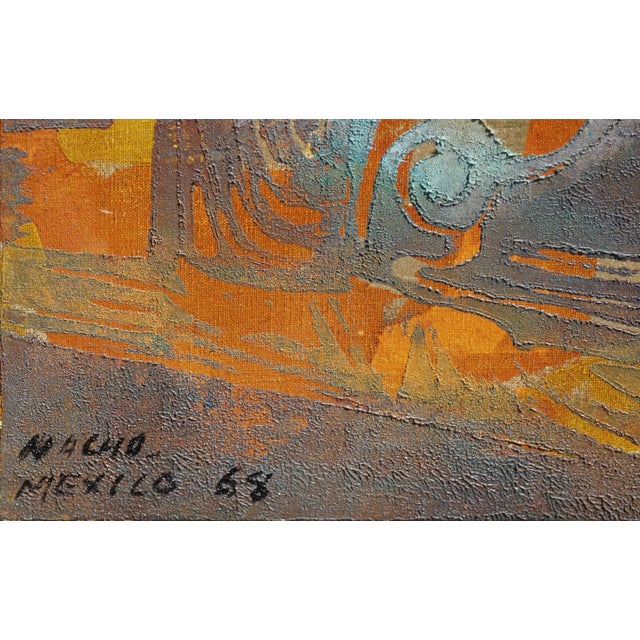 Mid Century Modern Chichen Itza Ruins Landscape by Jose Nacho For Sale - Image 4 of 5