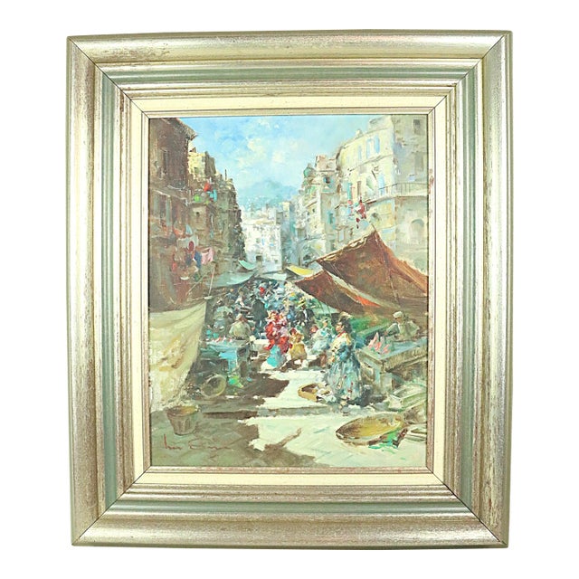 Mid 20th Century Painting by Walter Sicca For Sale