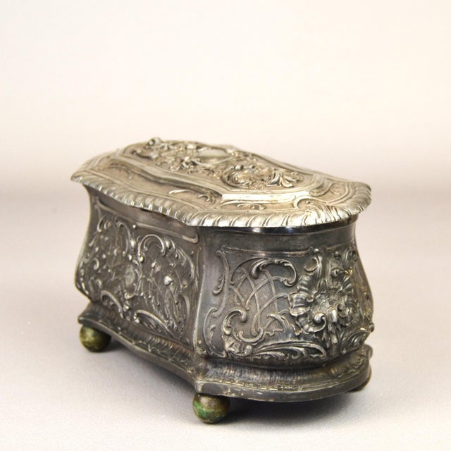 Decorative Box in the Rococo Style, 1890s For Sale - Image 9 of 10
