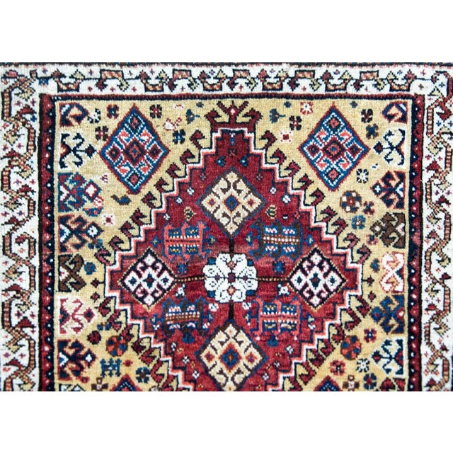 Tribal Early 20th Century Persian Afshar Rug For Sale - Image 3 of 12