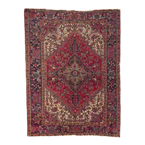 Mid 20th Century Vintage Persian Heriz Rug, 06'09 X 08'10
