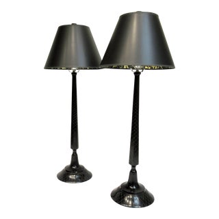 Bronze Table Lamps. By Arteriors. For Sale