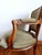 Brown Louis XV Green Cabriolet Armchair, 1890s For Sale - Image 8 of 17