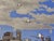 A limited edition screenprint by British artist Gerry Buxton depicting London City Airport, with aircraft positioned along...