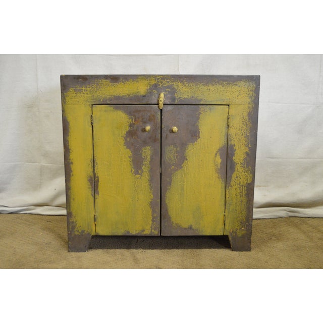 Primitive Distressed Painted Country Small Dry Sink Cabinet Chairish