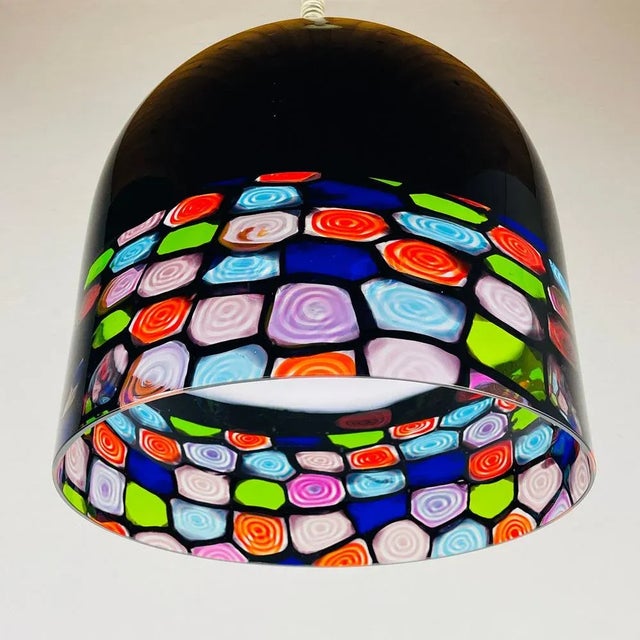 Vintage Murano Pendant Lamp Tint by Renato Toso and Note Massari for Leucos, Italy, 1970s For Sale - Image 7 of 13