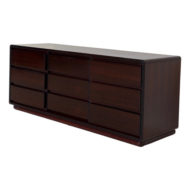 Low Vintage Chest of Drawers, 1970s For Sale