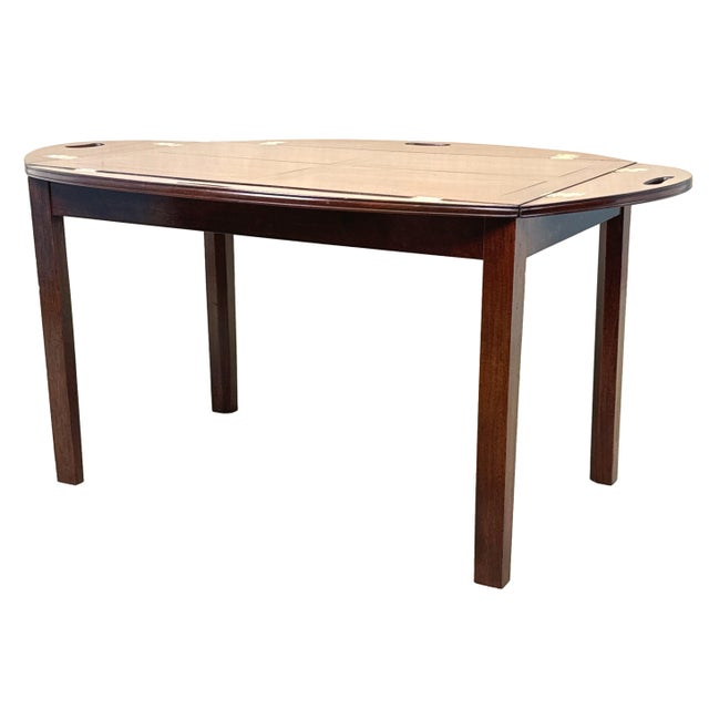 Oval Mahogany Butler's Tray on Stand, 1790s For Sale - Image 15 of 15