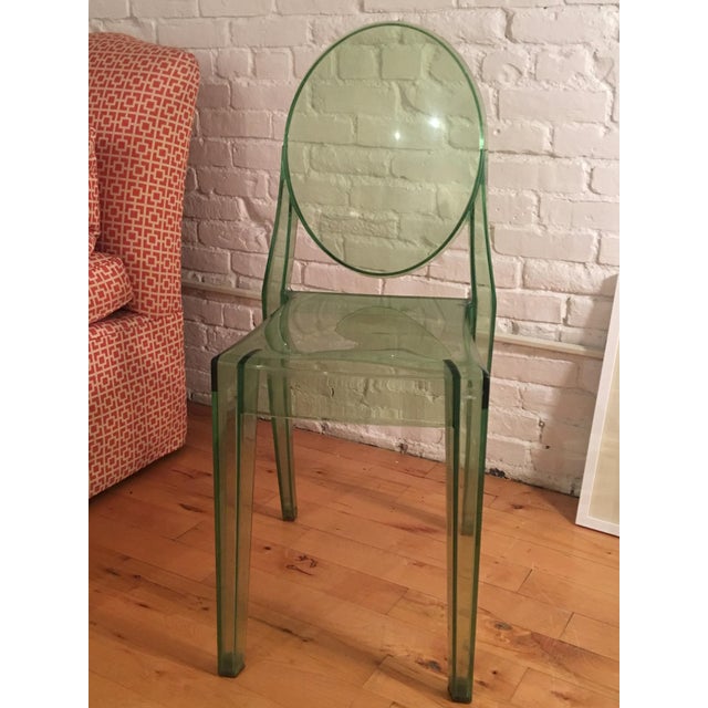 Green Kartell Ghost Chairs A Pair Chairish