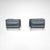 Bauhaus LC3 Down Cushions Y Leather Armchairs by Le Corbusier for Cassina, 1990s, Set of 2 For Sale - Image 3 of 11