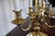 Metal Empire Brass Bouillotte Lamps with Green Tole Shades, 1960s, Set of 2 For Sale - Image 7 of 11
