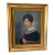 19th Century Granduer Antique Portrait Oil Paint on Canvas Classic Lady For Sale