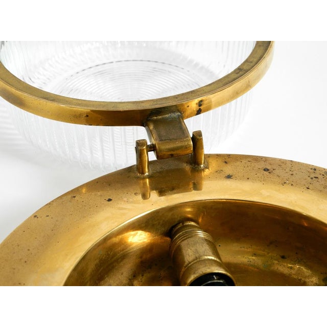 Large Maritime Ship Wall Lamps in Brass and Glass, 1950s, Set of 2 For Sale - Image 16 of 18