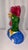 Late 20th Century Hand-Painted Italian Majolica Anthropomorphic Rooster and Hen Busts by Turtle and Crane - Palm Beach Regency Whimsy For Sale - Image 9 of 12