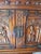 Antique Flemish-Style Gothic Revival Carved Oak Pass-Through Credence Cabinet, C. 1900. For Sale - Image 14 of 16