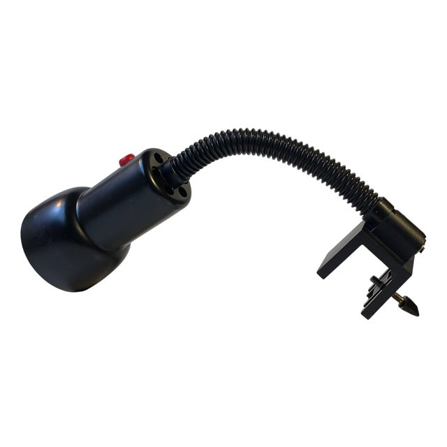 Vintage Black Louis Clamp Wall Lamp from Louis Poulsen, 1970s For Sale