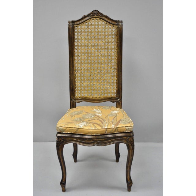 French Country Louis XV Provincial Style Cane Back Dining Chairs Set of 8 Chairish